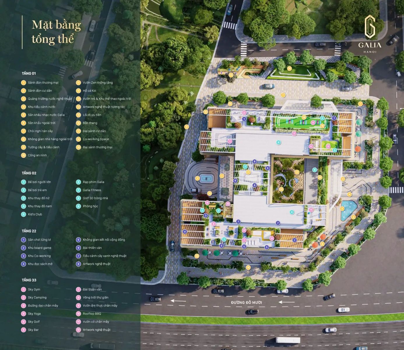 Tiện Ích Galia Hà Nọi