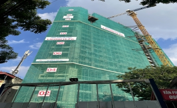 Tiến độ xây dựng ngày 5/10/2021 - Trinity Tower